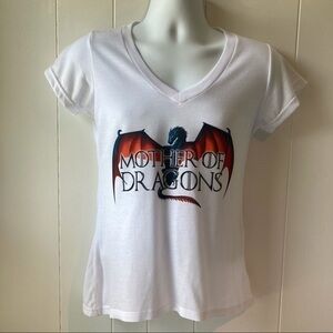 Mother of dragons game of thrones V-neck T-shirt